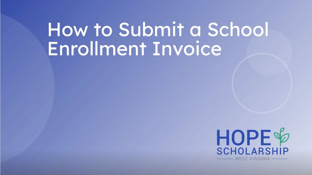 How to Submit a School Enrollment Invoice